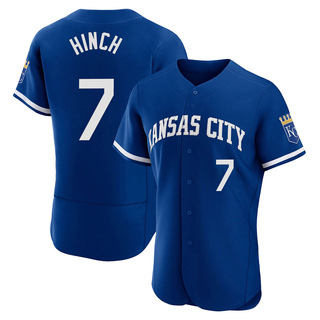 Authentic A.j. Hinch Men's Kansas City Royals 2022 Alternate Jersey - Royal