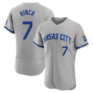 Authentic A.j. Hinch Men's Kansas City Royals 2022 Road Jersey - Gray