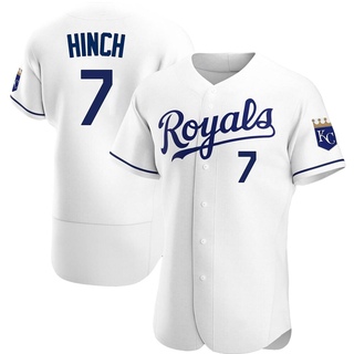 Authentic A.j. Hinch Men's Kansas City Royals Home Jersey - White