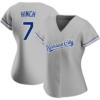 Authentic A.j. Hinch Women's Kansas City Royals Road Jersey - Gray