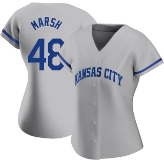 Authentic Alec Marsh Women's Kansas City Royals 2022 Road Jersey - Gray