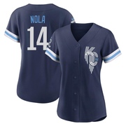 Authentic Austin Nola Women's Kansas City Royals 2022 City Connect Jersey - Navy