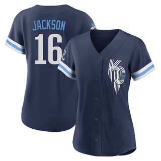 Authentic Bo Jackson Women's Kansas City Royals 2022 City Connect Jersey - Navy