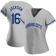 Authentic Bo Jackson Women's Kansas City Royals 2022 Road Jersey - Gray