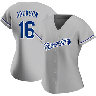 Authentic Bo Jackson Women's Kansas City Royals Road Jersey - Gray