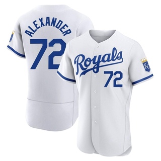 Authentic CJ Alexander Men's Kansas City Royals 2022 Home Jersey - White