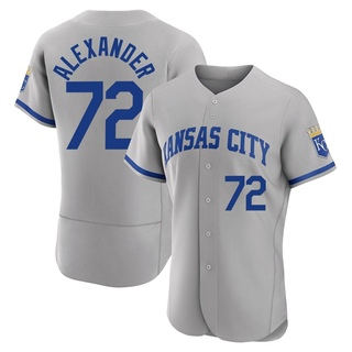 Authentic CJ Alexander Men's Kansas City Royals 2022 Road Jersey - Gray