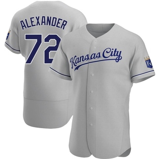 Authentic CJ Alexander Men's Kansas City Royals Road Jersey - Gray