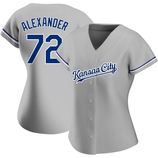 Authentic CJ Alexander Women's Kansas City Royals Road Jersey - Gray