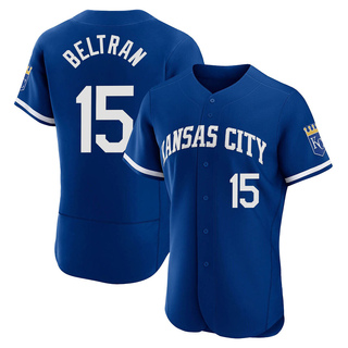 Authentic Carlos Beltran Men's Kansas City Royals 2022 Alternate Jersey - Royal