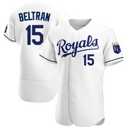 Authentic Carlos Beltran Men's Kansas City Royals Home Jersey - White