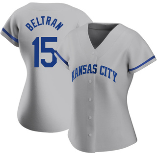 Authentic Carlos Beltran Women's Kansas City Royals 2022 Road Jersey - Gray