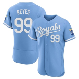 Authentic Franmil Reyes Men's Kansas City Royals 2022 Alternate Jersey - Light Blue