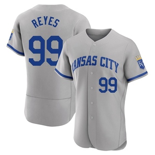 Authentic Franmil Reyes Men's Kansas City Royals 2022 Road Jersey - Gray