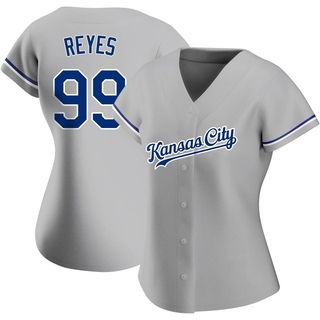 Authentic Franmil Reyes Women's Kansas City Royals Road Jersey - Gray