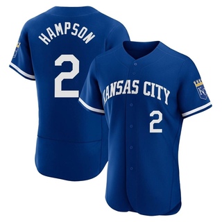 Authentic Garrett Hampson Men's Kansas City Royals 2022 Alternate Jersey - Royal