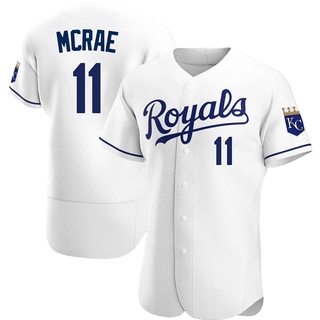 Authentic Hal Mcrae Men's Kansas City Royals Home Jersey - White