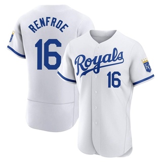 Authentic Hunter Renfroe Men's Kansas City Royals 2022 Home Jersey - White