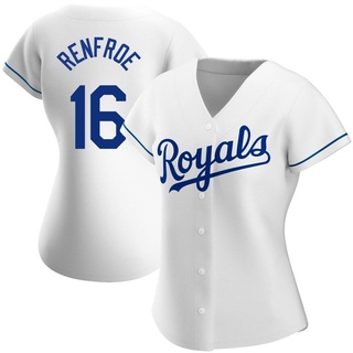 Authentic Hunter Renfroe Women's Kansas City Royals Home Jersey - White