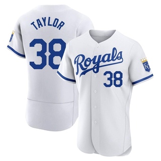 Authentic Josh Taylor Men's Kansas City Royals 2022 Home Jersey - White