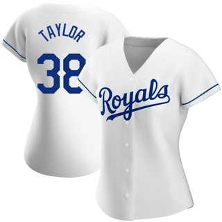 Authentic Josh Taylor Women's Kansas City Royals Home Jersey - White