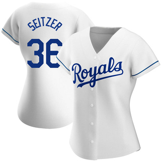 Authentic Kevin Seitzer Women's Kansas City Royals Home Jersey - White