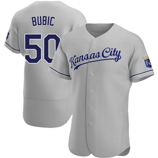 Authentic Kris Bubic Men's Kansas City Royals Road Jersey - Gray