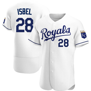 Authentic Kyle Isbel Men's Kansas City Royals Home Jersey - White