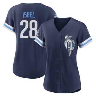 Authentic Kyle Isbel Women's Kansas City Royals 2022 City Connect Jersey - Navy