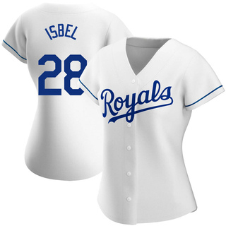 Authentic Kyle Isbel Women's Kansas City Royals Home Jersey - White