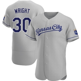 Authentic Kyle Wright Men's Kansas City Royals Road Jersey - Gray