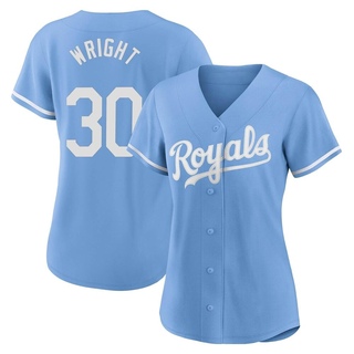 Authentic Kyle Wright Women's Kansas City Royals 2022 Alternate Jersey - Light Blue