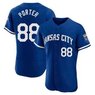 Authentic Logan Porter Men's Kansas City Royals 2022 Alternate Jersey - Royal