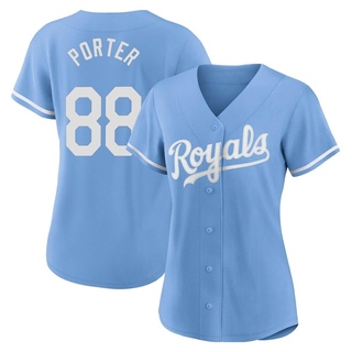 Authentic Logan Porter Women's Kansas City Royals 2022 Alternate Jersey - Light Blue