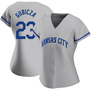 Authentic Mark Gubicza Women's Kansas City Royals 2022 Road Jersey - Gray