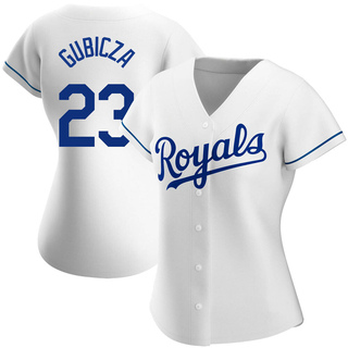 Authentic Mark Gubicza Women's Kansas City Royals Home Jersey - White