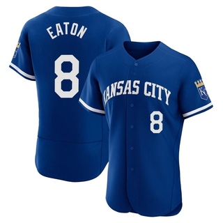 Authentic Nathan Eaton Men's Kansas City Royals 2022 Alternate Jersey - Royal