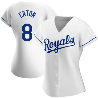 Authentic Nathan Eaton Women's Kansas City Royals Home Jersey - White