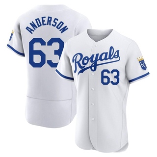 Authentic Nick Anderson Men's Kansas City Royals 2022 Home Jersey - White