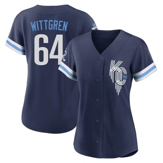 Authentic Nick Wittgren Women's Kansas City Royals 2022 City Connect Jersey - Navy