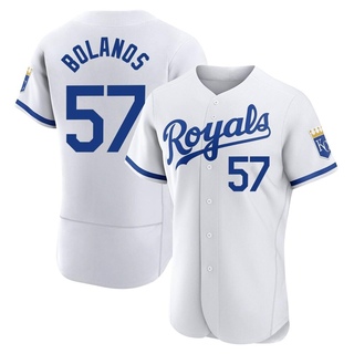 Authentic Ronald Bolanos Men's Kansas City Royals 2022 Home Jersey - White