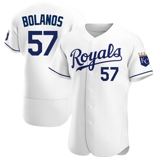 Authentic Ronald Bolanos Men's Kansas City Royals Home Jersey - White