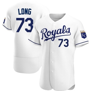 Authentic Sam Long Men's Kansas City Royals Home Jersey - White