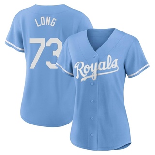 Authentic Sam Long Women's Kansas City Royals 2022 Alternate Jersey - Light Blue