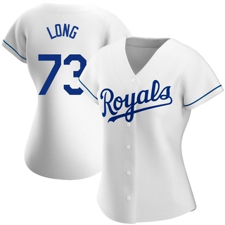 Authentic Sam Long Women's Kansas City Royals Home Jersey - White