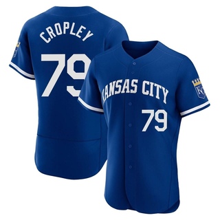 Authentic Tyler Cropley Men's Kansas City Royals 2022 Alternate Jersey - Royal