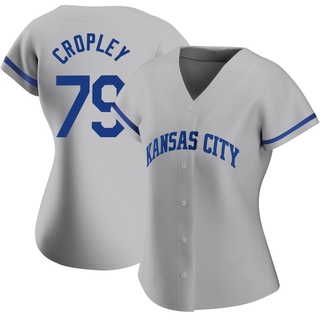 Authentic Tyler Cropley Women's Kansas City Royals 2022 Road Jersey - Gray