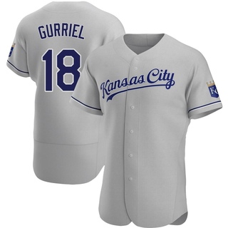 Authentic Yuli Gurriel Men's Kansas City Royals Road Jersey - Gray