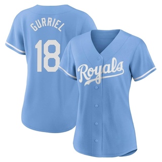 Authentic Yuli Gurriel Women's Kansas City Royals 2022 Alternate Jersey - Light Blue