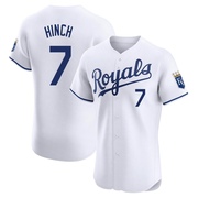 Elite A.j. Hinch Men's Kansas City Royals Home Jersey - White